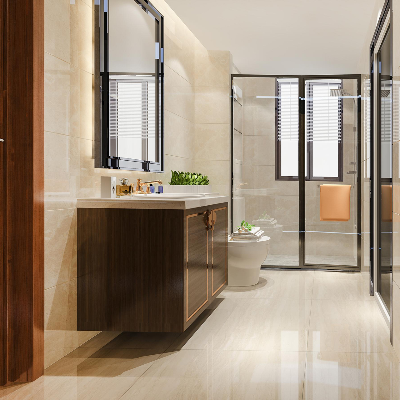 Ceramic Tiling in Toilet