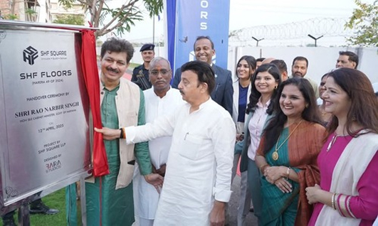 SHF Floor Handover Ceremony Address by Hon’ble Cabinet Minister Govt. of Haryana Shri Rao Narbir Singh on 12th April 2025.